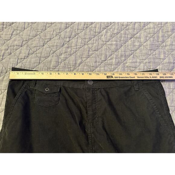 REI Women’s 16 Black Utility Cargo Skirt Hiking Outdoor Cotton Blend Gorp Core - Picture 10 of 11